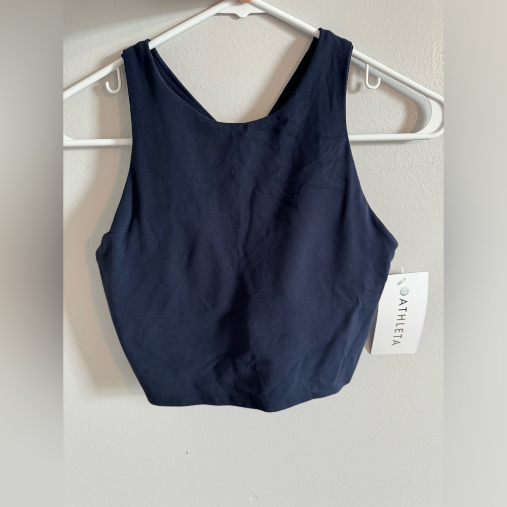 Athleta Conscious Crop A-C | Made for A-C cups | Color: Navy